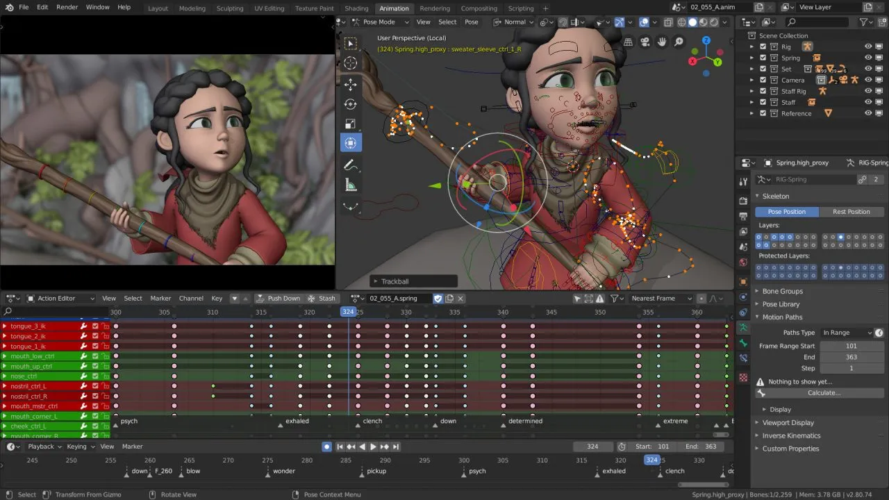 Blender 4.4：开源免费3D动画建模渲染软件