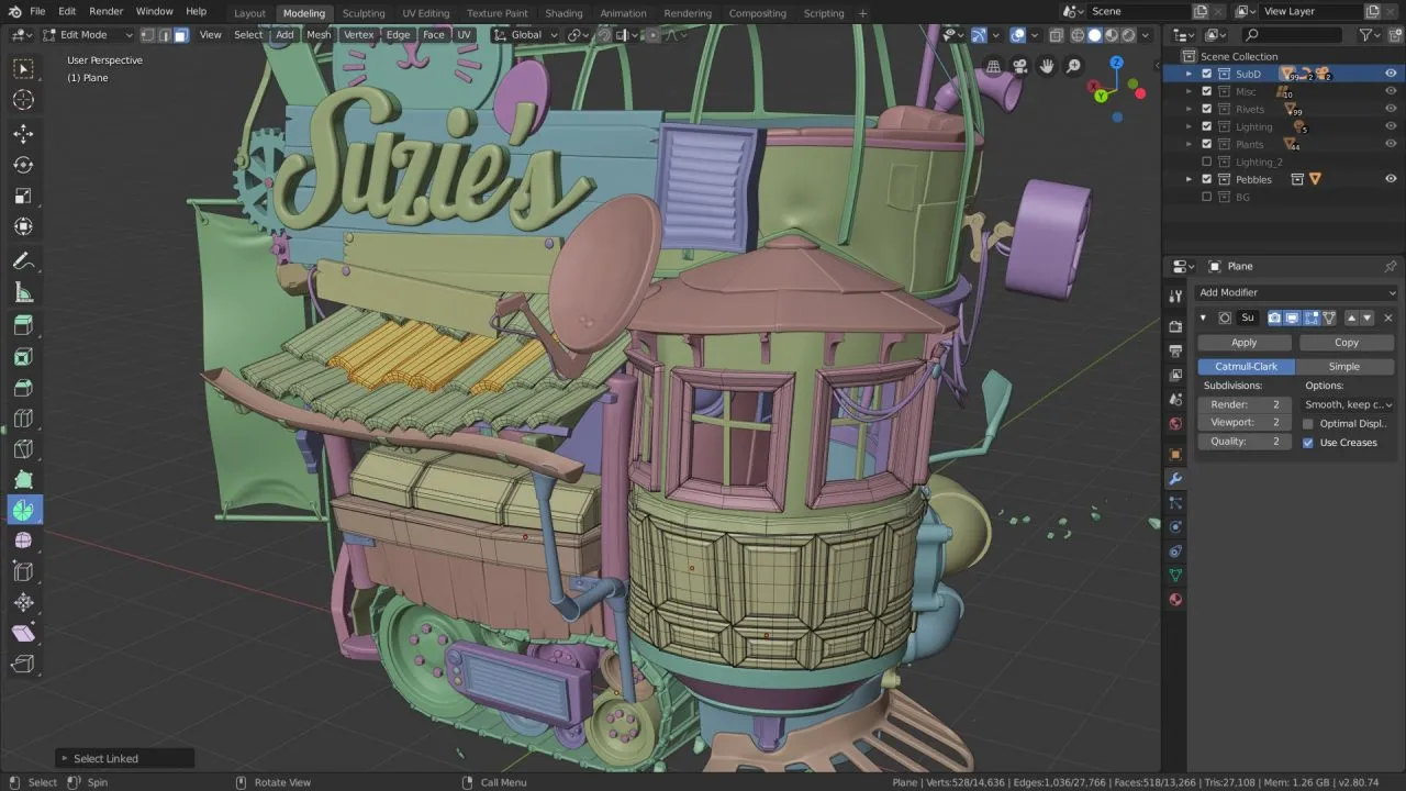 Blender 4.4：开源免费3D动画建模渲染软件