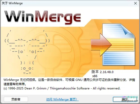 WinMerge v2.16.48 开源差异比较和合并工具
